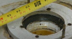 How to Measure Toilet Rough-in without Removing Toilet